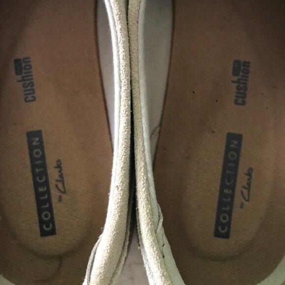 Clark's Collection Sz 8.5 Azella Jazlynn Natural Suede and Jute Sneaker - Picture 7 of 13